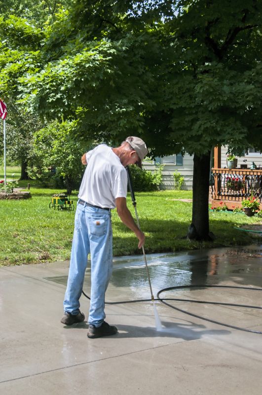 Driveway and Sidewalk Cleaning