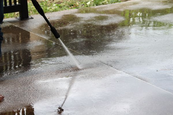Concrete Deck Cleaning in Bloomington