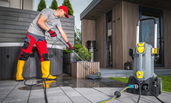 Concrete Patio Washing in Bloomington