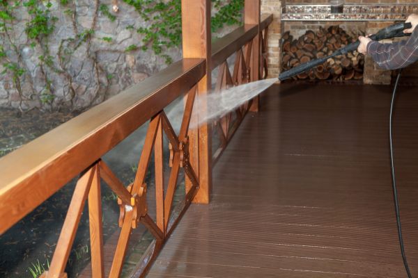 Porch Dirt Removal in Bloomington
